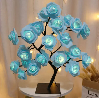 Romantic Rose Tree Lamp – Bedroom Decorative Light