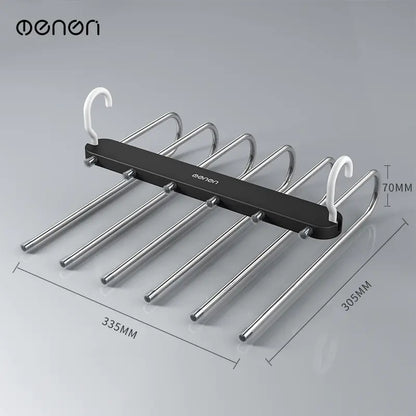 Multi-Layer Magic Pants Hanger for Closet Storage