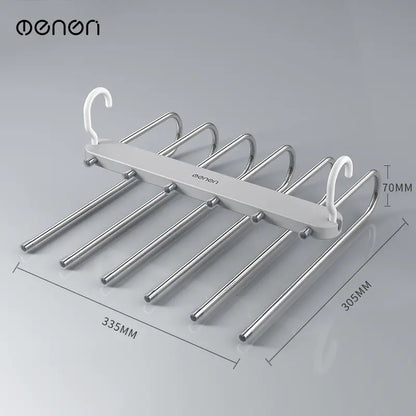 Multi-Layer Magic Pants Hanger for Closet Storage