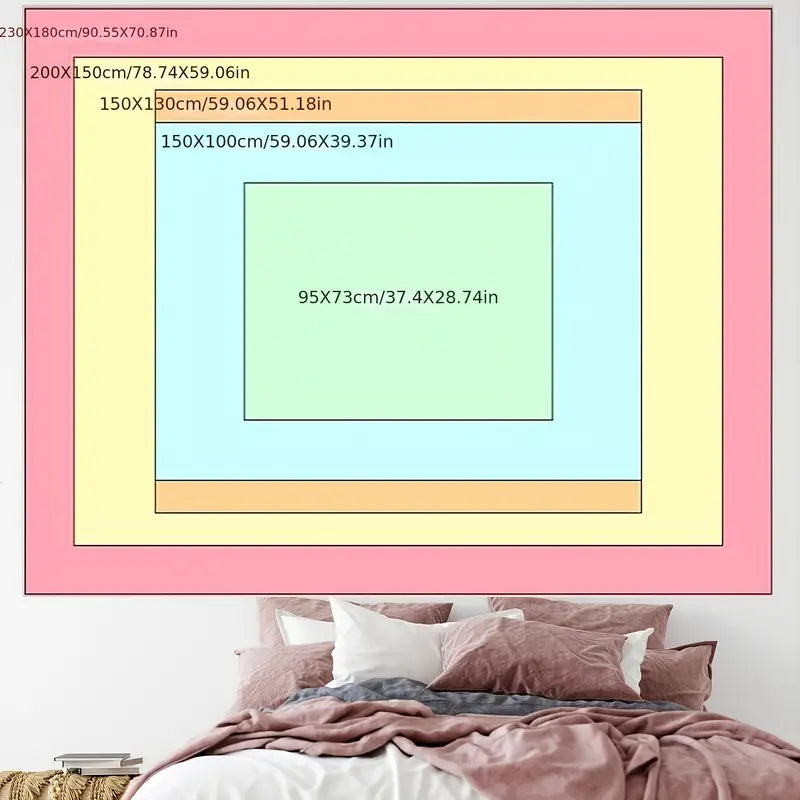 UV Light Fluorescent Tree of Life Tapestry Decor