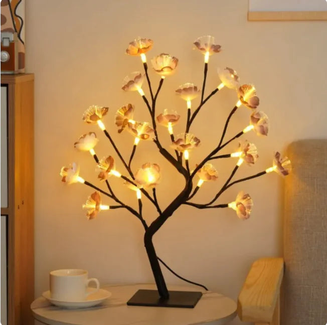 Romantic Rose Tree Lamp – Bedroom Decorative Light